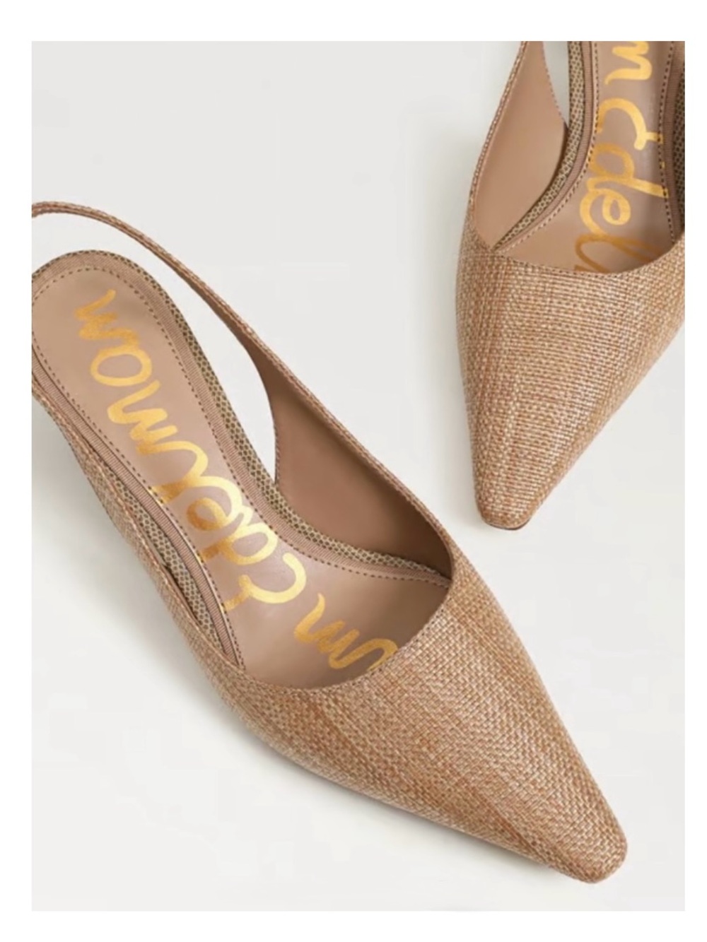 Sam Edelman Bianka Slingback Pump
$150 Buff Tan Raffia size 7 gently used